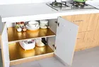 Aluminum Foil Sticker for Home & Kitchen Walls, Gold