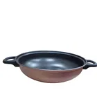 Aluminium Non-Stick Coating Kadai, Brown, 24 cm, 1500 ml