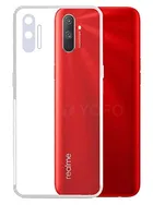 Rubber Mobile Back Cover for Realme_C3 / RMX2027 (Transparent)