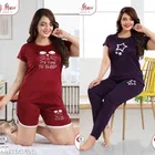 Satin Nightsuit for Women 