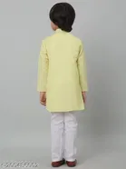 Cotton Blend Kurta with Pyjamas for Boys 