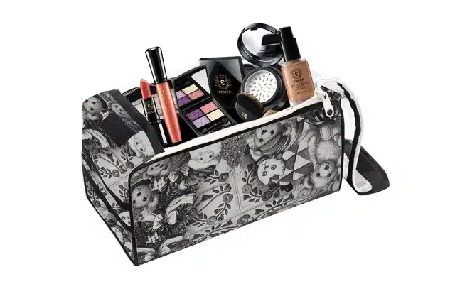PVC Printed Makeup Storage Pouch (Multicolor)