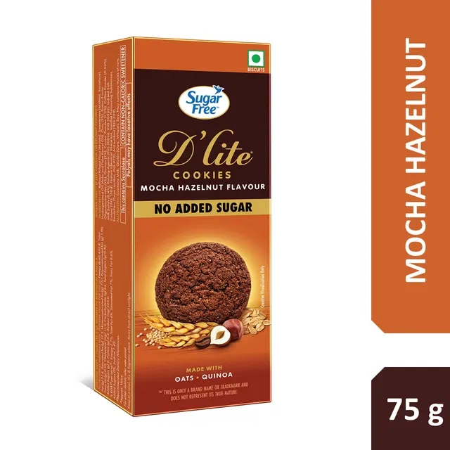 Sugar Free D'Lite Mocha Hazelnut Cookies 75 g