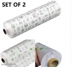 Food Wrapping Roll Paper (White, 25 m) (Pack of 2)