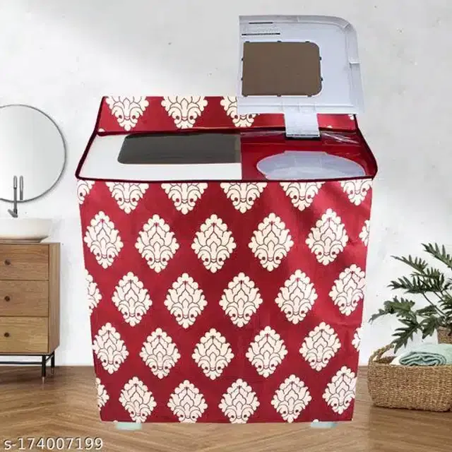 Fabric Washing Machine Cover (Multicolor)