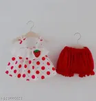 Cotton Sleeveless Top & Bottom Clothing Set for Girls 