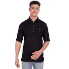 Trendy Cotton Full Sleeves Short Kurta For Men 