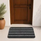 सिंपलहोम सिंपल होम स्ट्राइप डोरमैट 38x58cm ग्रे 1 का पैक