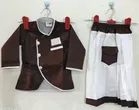 Cotton Full Sleeves Sherwani with Pyjama Set for Boys 