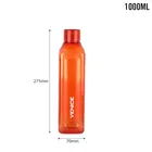 CELLO Venice Plastic Water Bottle Unbreakable and Hygienic 1 Litre, Orange