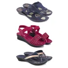 Combo of Slippers with Sandals & Flats for Women 