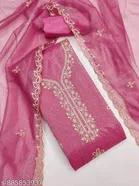 Embroidered Floral Palazzo Suit for Women 