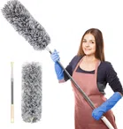 Microfiber Bendable & Extendable Multipurpose Cleaning Duster (Grey)