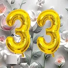 Foil Balloon for Birthday Celebration, No. 33 