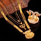Alloy 4 Pcs Mangalsutra Set with Earrings for Women 