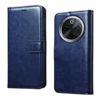 Artificial Leather Flip Cover for Realme 14 5G (Brown)
