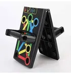 AJRO DEAL PUSH UP BOARD-BLACK 15 in 1 Body Building Exercise Push-up Bar 