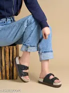Shoetopia Heel Sandals Black Size IND-5