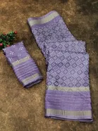 Dola Silk Printed Saree for Women 