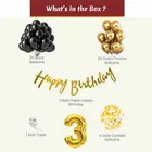 3rd Happy Birthday Balloon Decoration Kit, Multicolor, Pack Of 52
