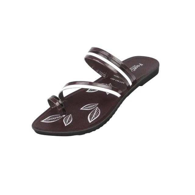 Flats for Women (Brown, 5)