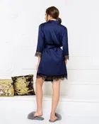 Satin Solid Babydoll for Women 