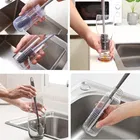 Stainless Steel Water Bottle 900 ml with Bottle Cleaning Brush Set of 1