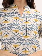 Womens ethnicfloral motif short Kurti 