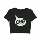 Printed Crop T-shirt for Women 