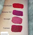 36H 2 Pcs Eyeliner with 4 Pcs Liquid Lipstick, Multicolor, Set of 2