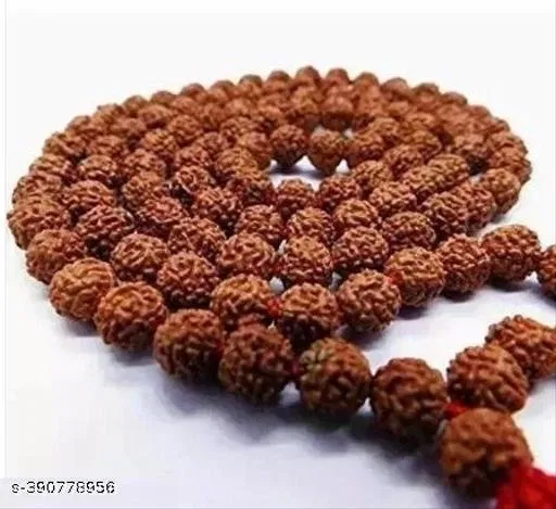 Rudraksha Mala for Men (Brown, Pack of 1)