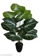 Plastic Artificial Flower With Pot,Multicolour