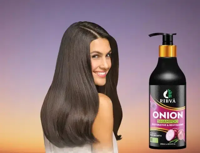Ribva Onion Hair Herbal Shampoo (250 ml)