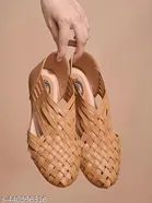 Solid Synthetic Mules for Women 