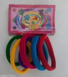 Fabric Hair Rubber Bands for Women, Pack of 72 