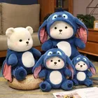 Baby Plushies, Blue Lovable Huggable Soft Toy, Big Size Hooded Plush Toy for Babies,