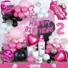 Princess Theme 2nd Happy Birthday Decoration,Multicolour,Set Of 1