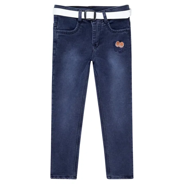 Slim fit Denim Jeans for Boys (Blue, 30)