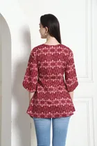 Cotton Printed Top for Women 