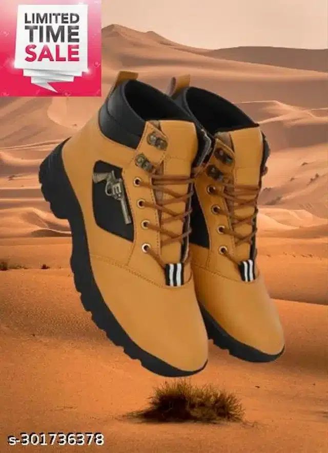 Boots for Men (Tan, 9)