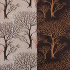 Alaqsa Brown Tree Polyester Door Curtain 7Ft Pack Of 1