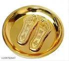 Vastu Tortoise and Lakshmi Charan Paduka Yantra, Pack of 2 
