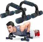 AJRO DEAL PUSH UP BAR-BLUE Portable, Strength Training Made Easy (Pack of 1)