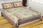 Jaipur Gate Cotton Double Bedsheet With 2 Pillow Covers 