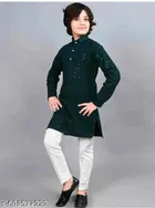 Embellished Rayon Pyjama Set for Boys 