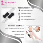 Majestique Foot File Dual Sided Pedicure Professional Pedicure Foot Rasp Removes Cracked Heels, Dead Skin,Corn, Hard Skin 
