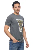 Round Neck Printed T-Shirt for Men 