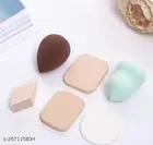 6 Pcs Makeup Blender with 3 Pcs Concealer Tube 