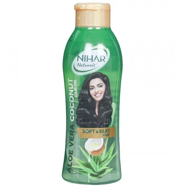 निहार नेचुरल्स एलोवेरा कोकोनट हेयर ऑयल, 200 ml