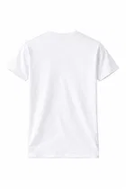 Motorsport Polyester T-Shirt for Men ,White 